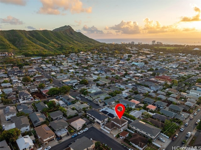 3515 Upper St, Honolulu, HI 96815 - drone / aerial view with a residential view