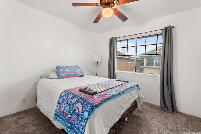 91-338 Makalea St Unit 52, Ewa Beach, HI 96706 - carpeted bedroom with ceiling fan
