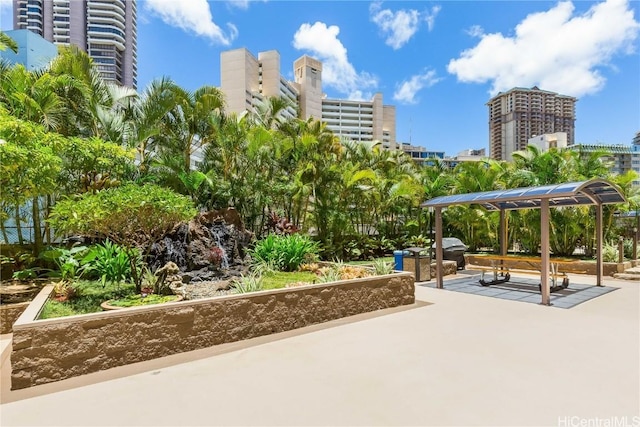 view of home's community featuring a patio area