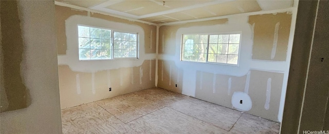 empty room featuring a wealth of natural light