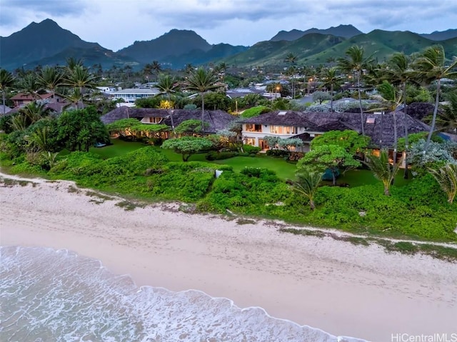 property view of mountains with a water view