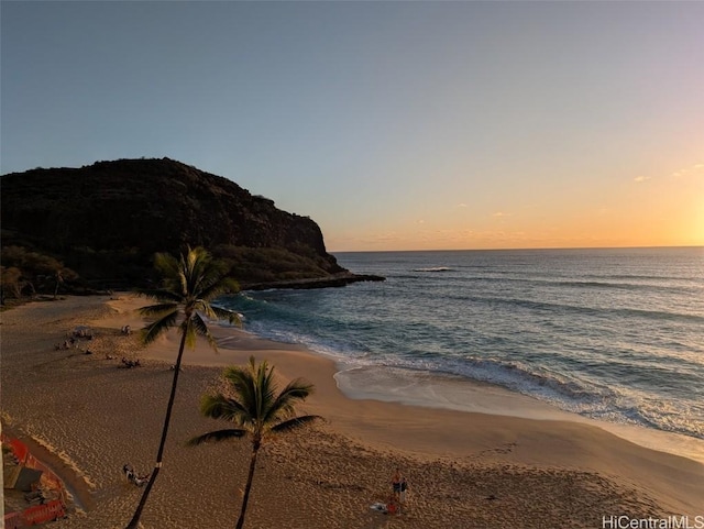 84-965 Farrington Hwy Unit A604, Waianae, HI 96792 - property view of water featuring a view of the beach