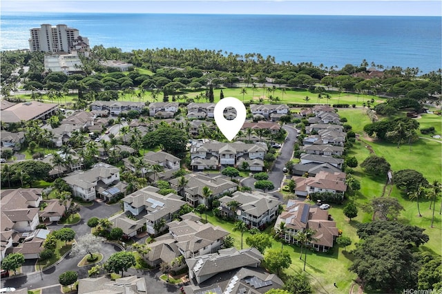 92-1110 Olani St Unit 20-6, Kapolei, HI 96707 - drone / aerial view featuring a residential view, a water view, and view of golf course