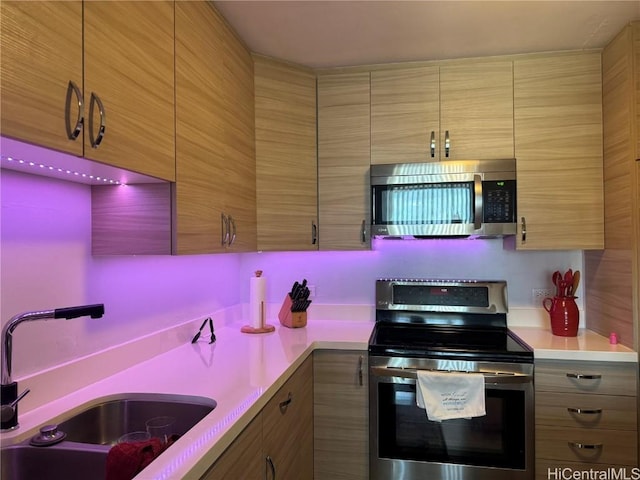 kitchen featuring sink and stainless steel appliances