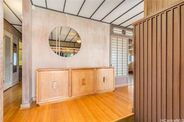 interior space featuring light hardwood / wood-style flooring