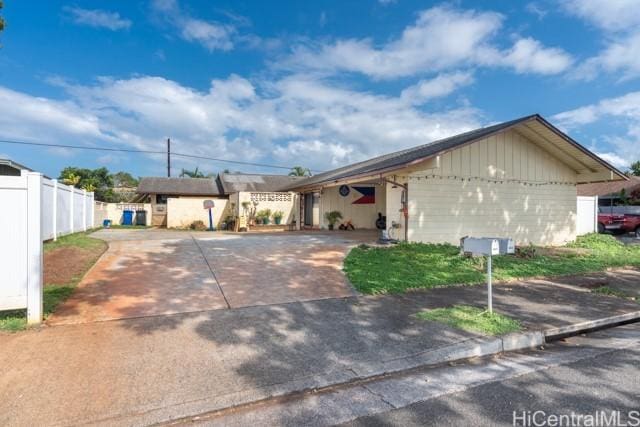 view of ranch-style house