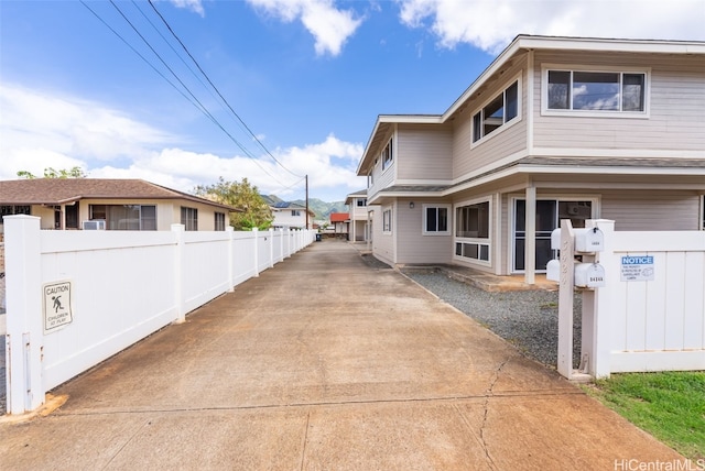 view of property exterior