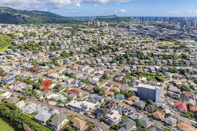 birds eye view of property featuring a residential view