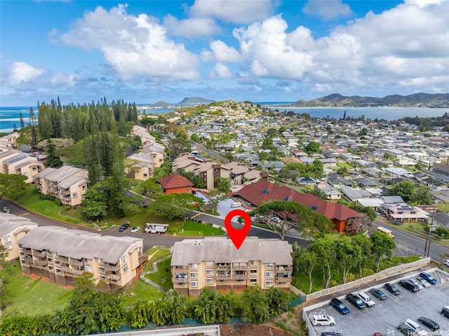 46-010 Aliikane Pl Unit 212, Kaneohe, HI 96744 - bird's eye view of a water and mountain view