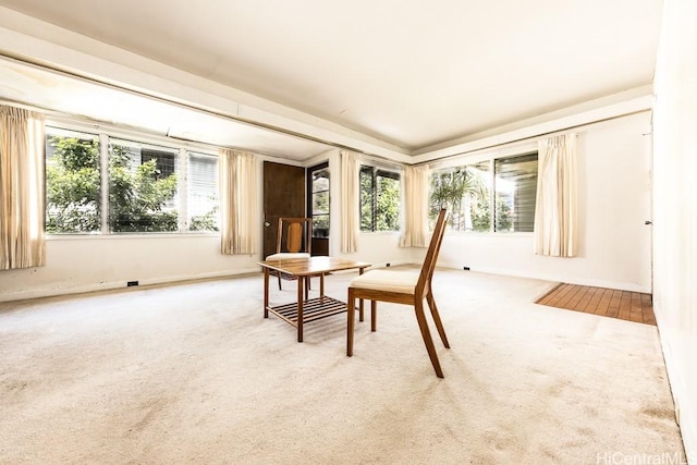 sunroom featuring plenty of natural light