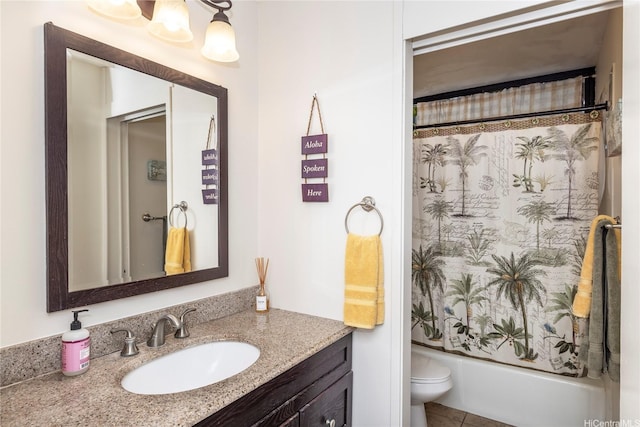 1020 Aoloa Pl Unit 109B, Kailua, HI 96734 - full bathroom featuring shower / bath combination with curtain, vanity, and toilet