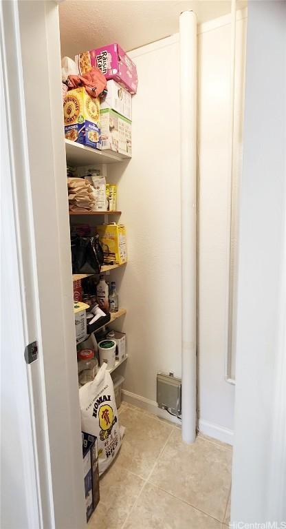 view of pantry