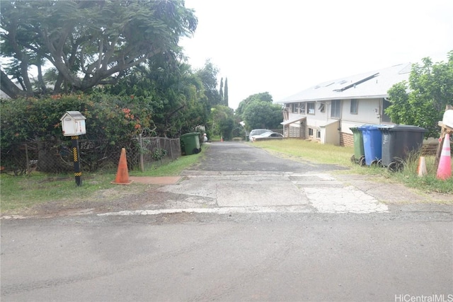 view of road