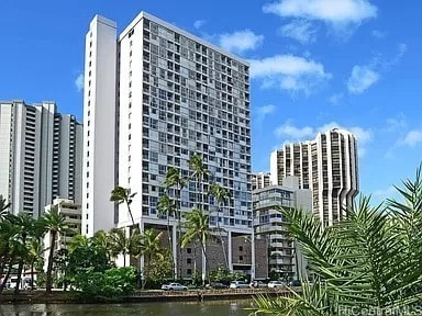 view of property featuring a water view