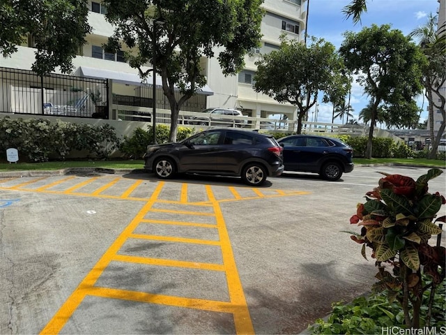 view of parking