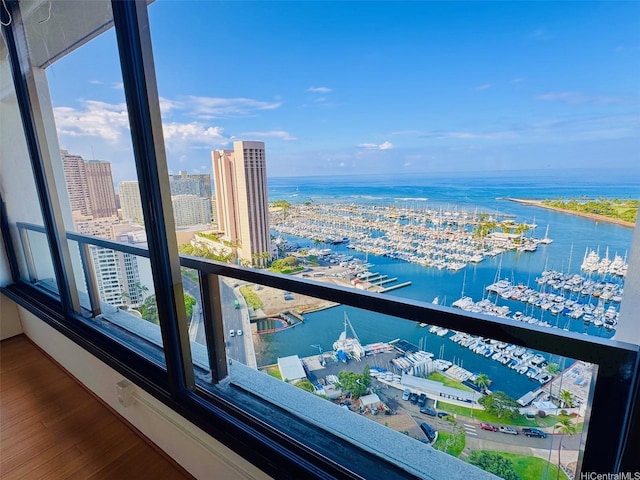 1600 Ala Moana Blvd Unit 3202, Honolulu, HI 96814 - property view of water with a view of city