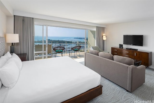 1777 Ala Moana Blvd Unit 2206, Honolulu, HI 96815 - bedroom featuring access to outside