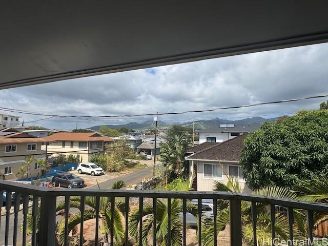 balcony featuring a residential view