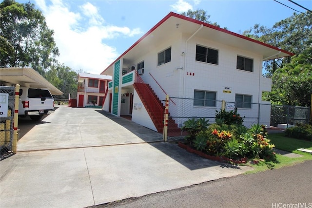 view of front of home