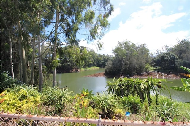 view of water feature