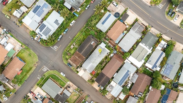 birds eye view of property featuring a residential view