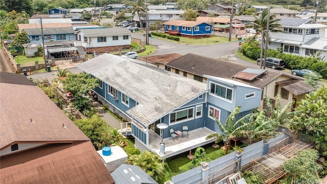 bird's eye view featuring a residential view