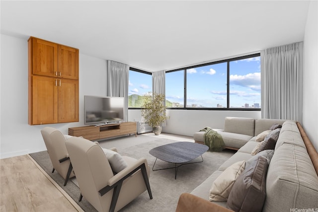 55 S Kukui St Unit D2614, Honolulu, HI 96813 - living area featuring light wood finished floors