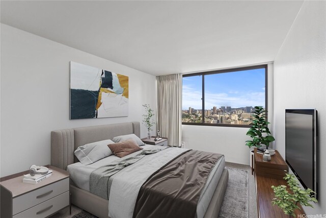 55 S Kukui St Unit D2614, Honolulu, HI 96813 - bedroom with wood finished floors