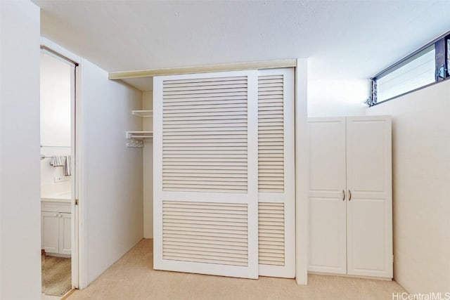 view of closet