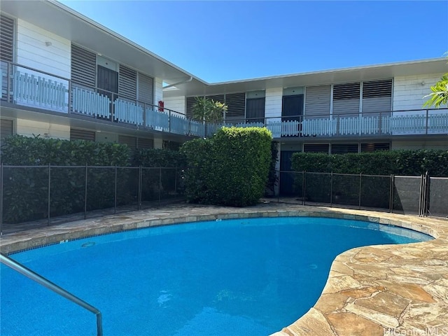 view of pool