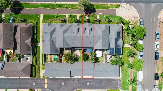 birds eye view of property featuring a residential view