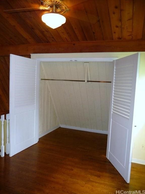 view of closet