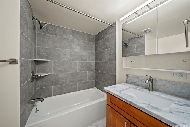1561 Kanunu St Unit 801, Honolulu, HI 96814 - bathroom featuring bathtub / shower combination and vanity