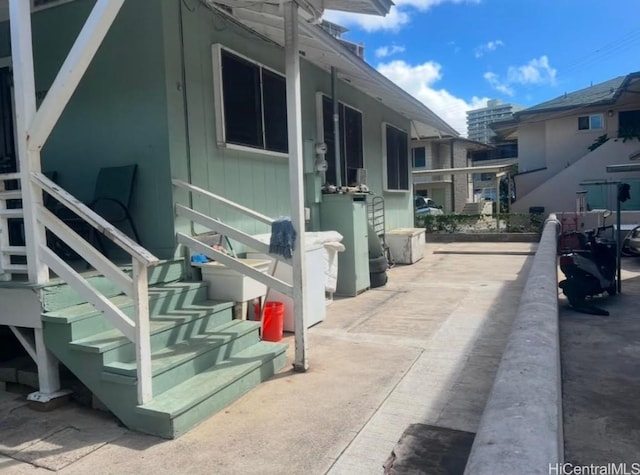 view of side of property