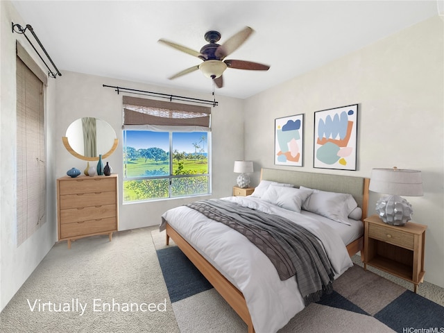 91-1058 Kekuilani Loop Unit 1502, Kapolei, HI 96707 - carpeted bedroom with ceiling fan