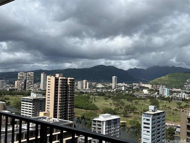 exterior space featuring a view of city