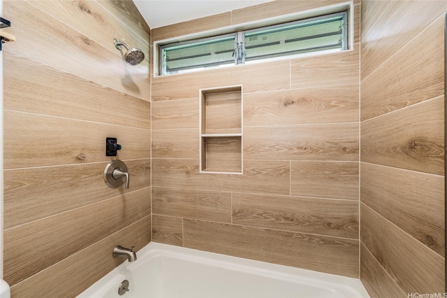 bathroom featuring  shower combination