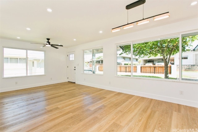 219 Loko Pl, Wahiawa, HI 96786 - interior space with a wealth of natural light, recessed lighting, and light wood finished floors