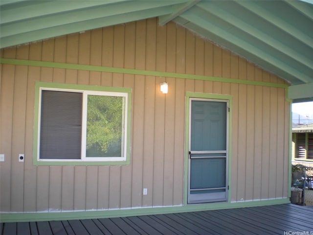 view of side of property