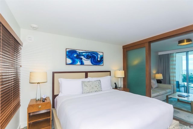 2139 Kuhio Ave Unit 1207, Honolulu, HI 96815 - bedroom with access to outside