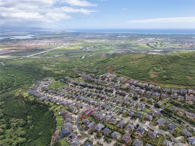 bird's eye view featuring a residential view