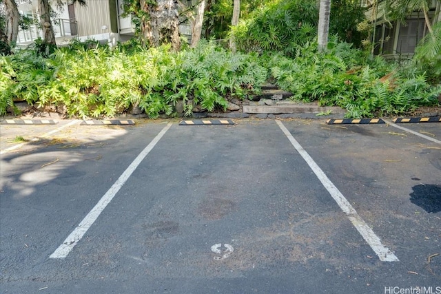 view of uncovered parking lot