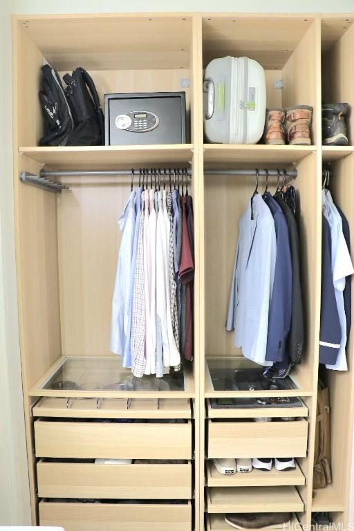 view of closet