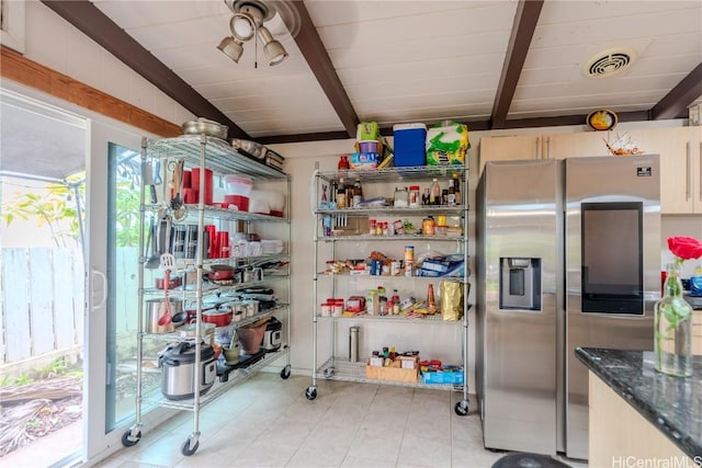 pantry featuring visible vents