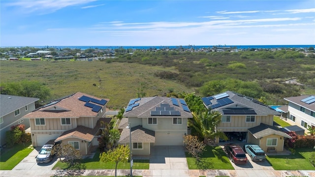 bird's eye view featuring a residential view