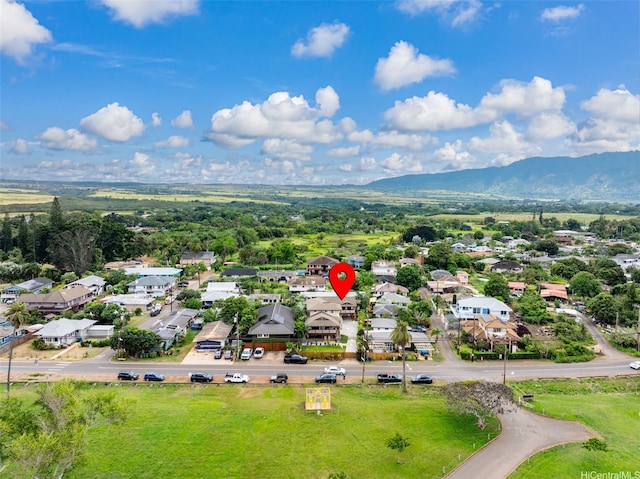 66-158A Haleiwa Rd, Haleiwa, HI 96712 - aerial perspective of suburban area featuring a mountainous background