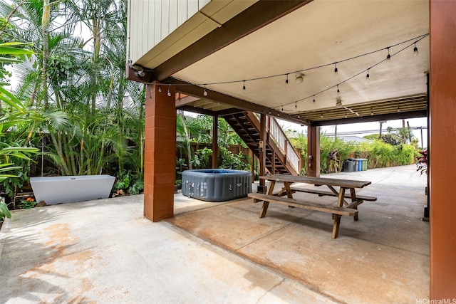 66-158A Haleiwa Rd, Haleiwa, HI 96712 - view of patio featuring stairs
