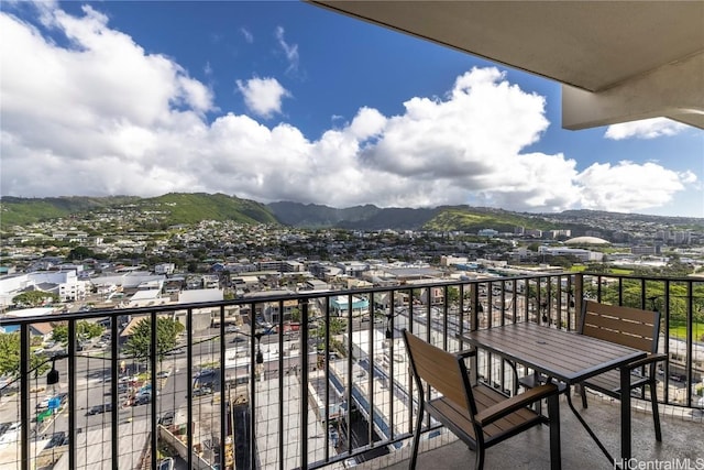 2121 Algaroba St Unit 1602, Honolulu, HI 96826 - balcony with a mountain view