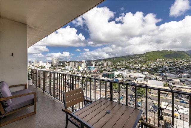 2121 Algaroba St Unit 1602, Honolulu, HI 96826 - balcony featuring a view of city and a mountain view