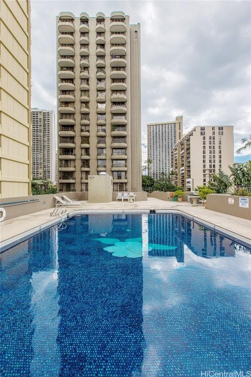311 Ohua Ave Unit Ph D, Honolulu, HI 96815 - community pool with a city view